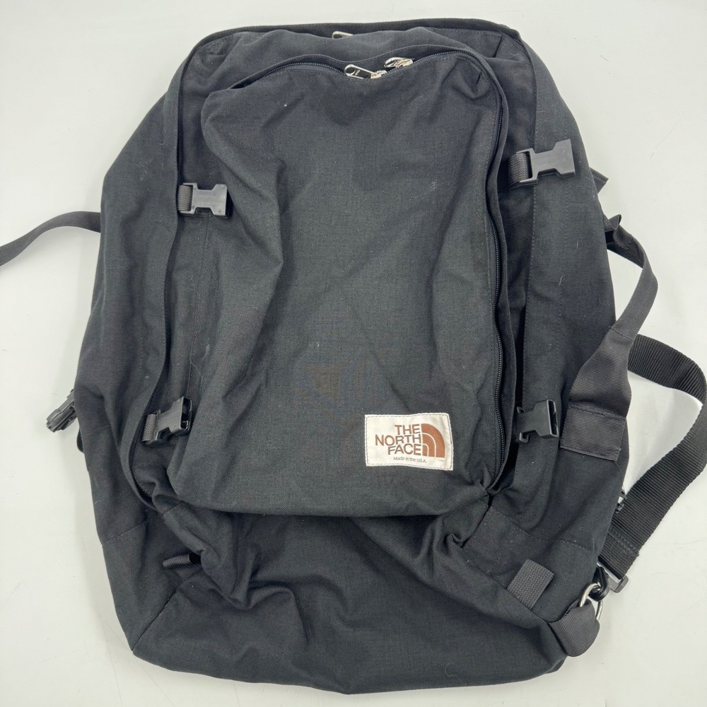 The North Face Duffel Large Black Vintage USA Brown Label Canvas